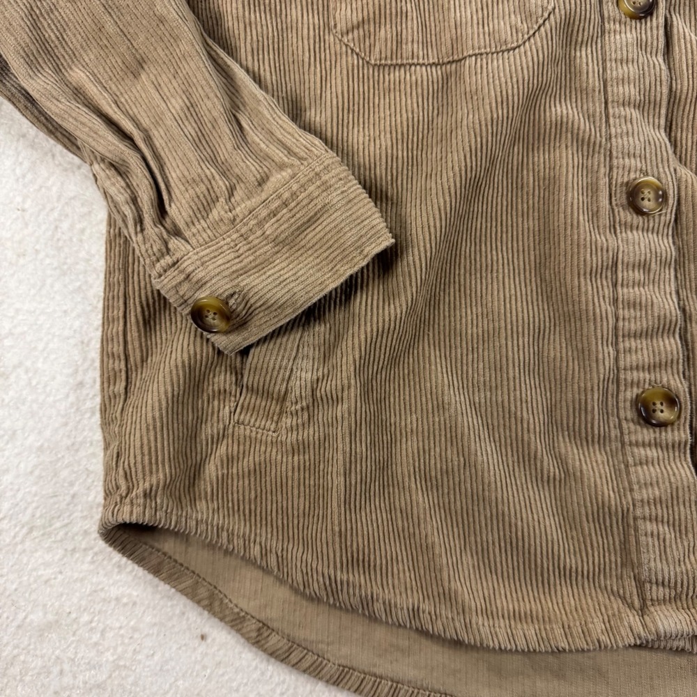 Lucky Brand Corduroy Shirt Jacket Women S Button Up Long Sleeve Fall Winter Boho - Picture 2 of 10